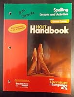 Holt Literature and Language Arts California: Spelling Lessons Grade 8 0030661285 Book Cover