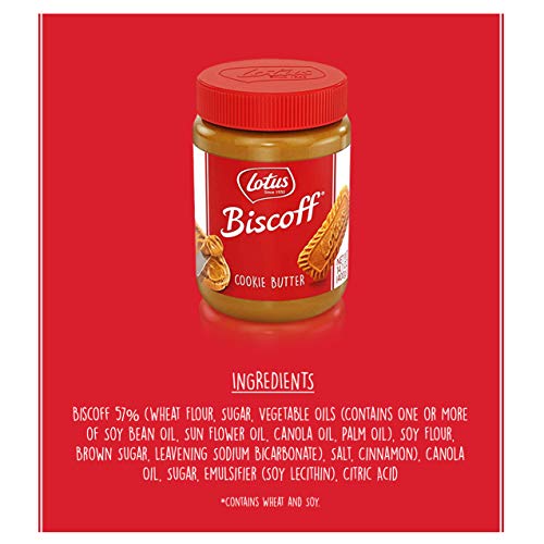 Lotus Biscoff, Cookie Butter Spread, Creamy, Non Gmo + Vegan, 14.1 Oz, Pack Of 8 #TOP7