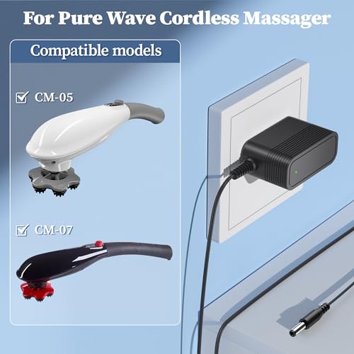 Jatersern AC085001-01 8.5V Charger For Pure-Wave Cm-05 Cm-07 Cordless Massager Power Adapter thumb #3