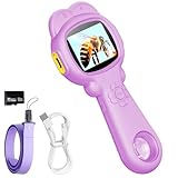 顕微鏡 小学生 子供用顕微鏡 ハンディ顕微鏡 2インチ IPSスクリーン 500倍 ハンドヘルドデジタルマイクロスコープ HDポケットポータブルミニUSB顕微鏡カメラ 科学教育 6歳 7歳 8歳 9歳 女の子 男の子 おもちゃ クリスマス 誕生日 プレゼント 小学生 子供 ギフト 人気 (パープル)