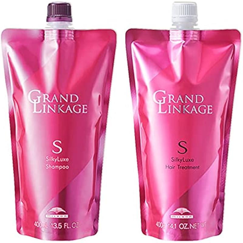 Milbon Grand Linkage Silky Luxe 400 리필 세트