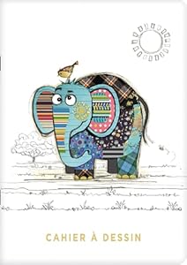 Kiub Zeichenbuch Elefant Mixed-Media-Papier 21x15cm