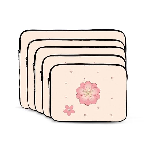 Little Pink Cherry Blossoms Laptop Sleeve Case 15 Inch Suitable For Notebook Computer Tablet Traveling Carrying Simple Case2