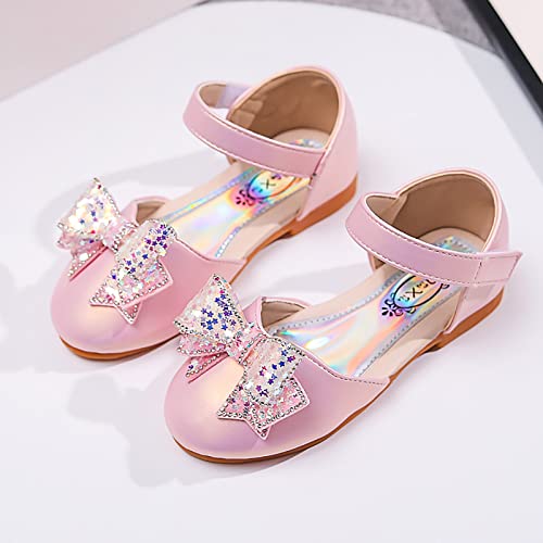 Girls Baby Princess Shoes Star Sequin Rhinestone Bow Sandals Dancing Shoes Infant Pearl Bling Shoes Single Girls Shoes2
