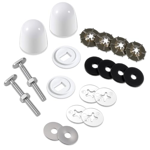 Toilet Floor Bolts and Caps Set Universal Toilet Floor Bolts and ...