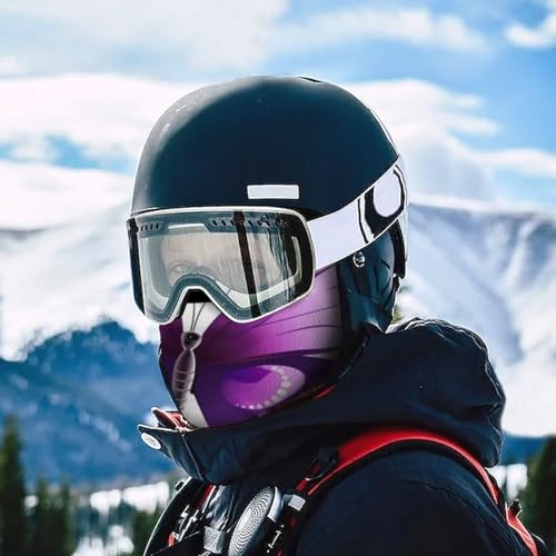 Balaclava Mask for Men Ski Mask for Women Purple Butterfly Full Face Mask Face Cover for Cycling miniatura 5