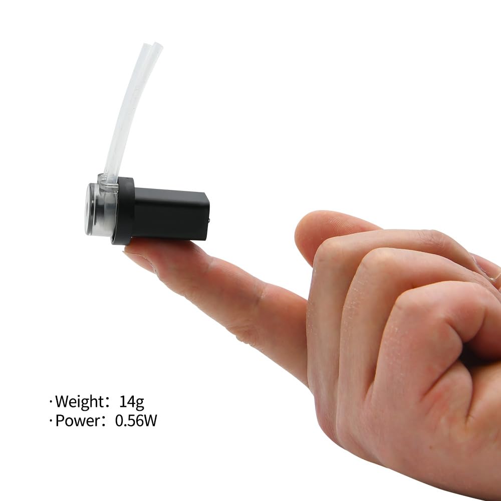 Kamoer KMPP6 Pompe péristaltique mini 3,7 V CC 4ml/min | Pompe doseuse de liquide à faible débit, moteur avec connecteur pagode 1/16