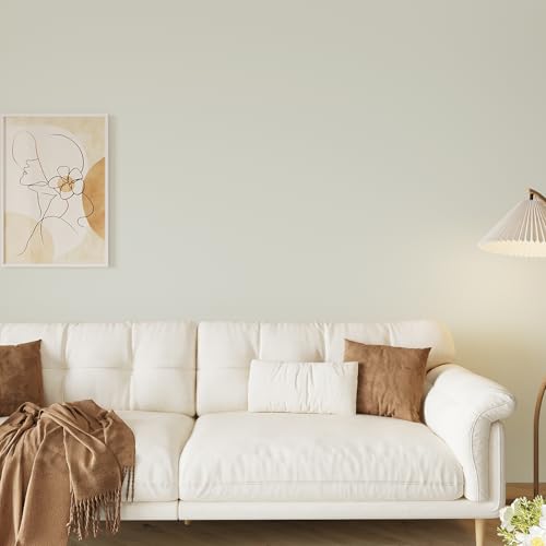 Papel de contacto beige blanco para actualizar armarios de cocina y escritorios modernos 4
