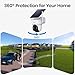 aosu Security Cameras Outdoor Wireless, 2 Cam-Kit, No Subscription Required, Solar-Powered, Home Security Cameras System with 360° Pan & Tilt, Auto Tracking, 2K Color Night Vision, Easy Setup