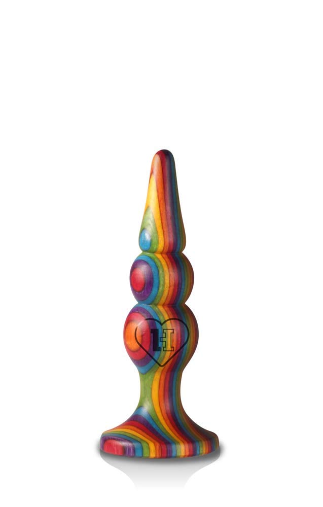 plugHOIZ Wavy Analplug aus Holz Pride Edition - schadstofffreie Lackierung,  Butt Plug fr Frauen & Mnner, Naturprodukt, handgefertigtes Sexspielzeug,  Analspielzeug fr Fortgeschrittene : Amazon.de: Drogerie & Krperpflege