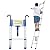 Telescoping Aluminum Ladder with Detachable Hook 10FT Tall Telescopic Extension Ladder for Home Loft Outdoor Work 150kg Weight Capacity Available in 8m/7m/6m/5m/4m Sizes