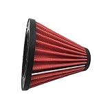 VrAre Motorcycle Air Filters For Yam&aha Road Star XV 1600 1700 A Midnight Warrior Motorcycle Accessories Filter Universal Spike Air Filter Element Cone, Red, VrAre-11