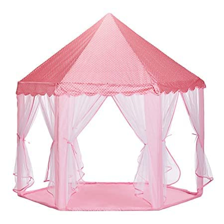 RUHANI Dream House Indoor and Outdoor Jumbo Castle Play Tent House with 10 Balls for Kids Boy and Girl