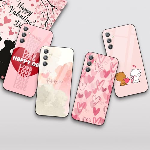 Image of COLORflow Back Cover Compatible with Samsung Galaxy A34 5G | Romantic Love Gesture Customized | Shockproof TPU Bumper with Camera Protection Back Cover Compatible with Samsung Galaxy A34 5G