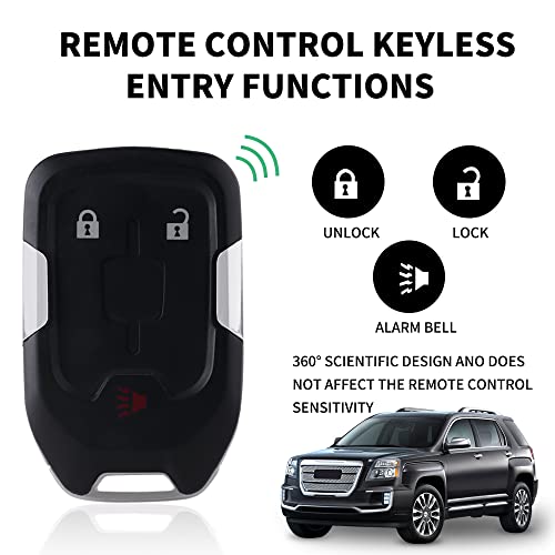 Smart Key Fob Antitheft Keyless Entry Systems Raryloy Remote For 2018 2019 2020 Gmc Terrain (Hyq1Aa, 13591388) #TOP1