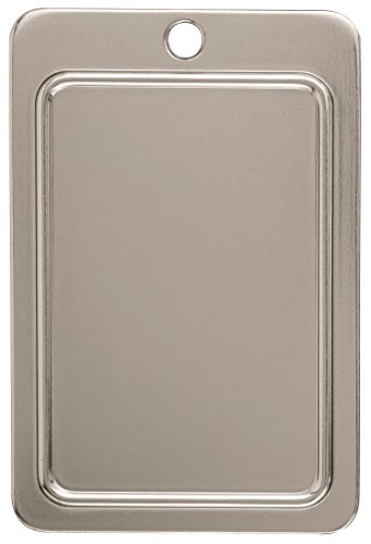 1/2In (13 Mm) Overlay Self-Closing, Partial Wrap Nickel Hinge - 2 Pack #TOP2