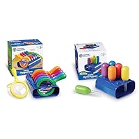 Learning Resources Primary Science Magnifiers (6 Pieces) and Eyedroppers (6 Pieces) Set for Kids