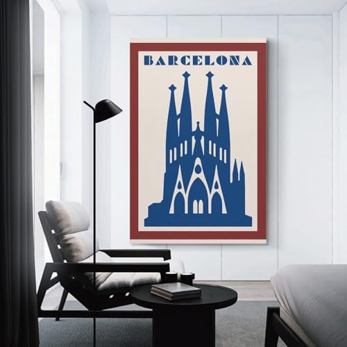 Affiches Sur Toile Sagrada Familia Pour Décoration Murale Familiale Cosy