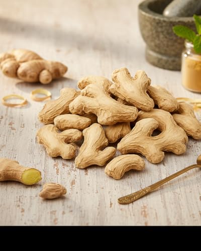 Image of Parshutara Farm Whole Dry Ginger (Sonth) 50g | Whole Sonth Pieces | Premium Garam Masala Spice for Cooking