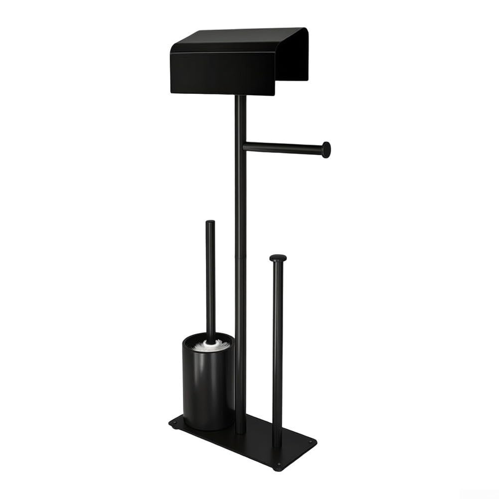 Portarrollos Baño Estable Doble Pilar 70cm Alto