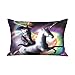 Taie Coussin Tacos Uni-Corn avec Chat De l'espace Taie D Oreiller Doux Taie d'oreiller Moderne Housse d'oreiller 45X45Cm pour Canapé, Chaise, Maison