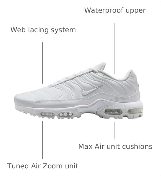 Image of Nike Men's Air Max Plus Golf Shoes