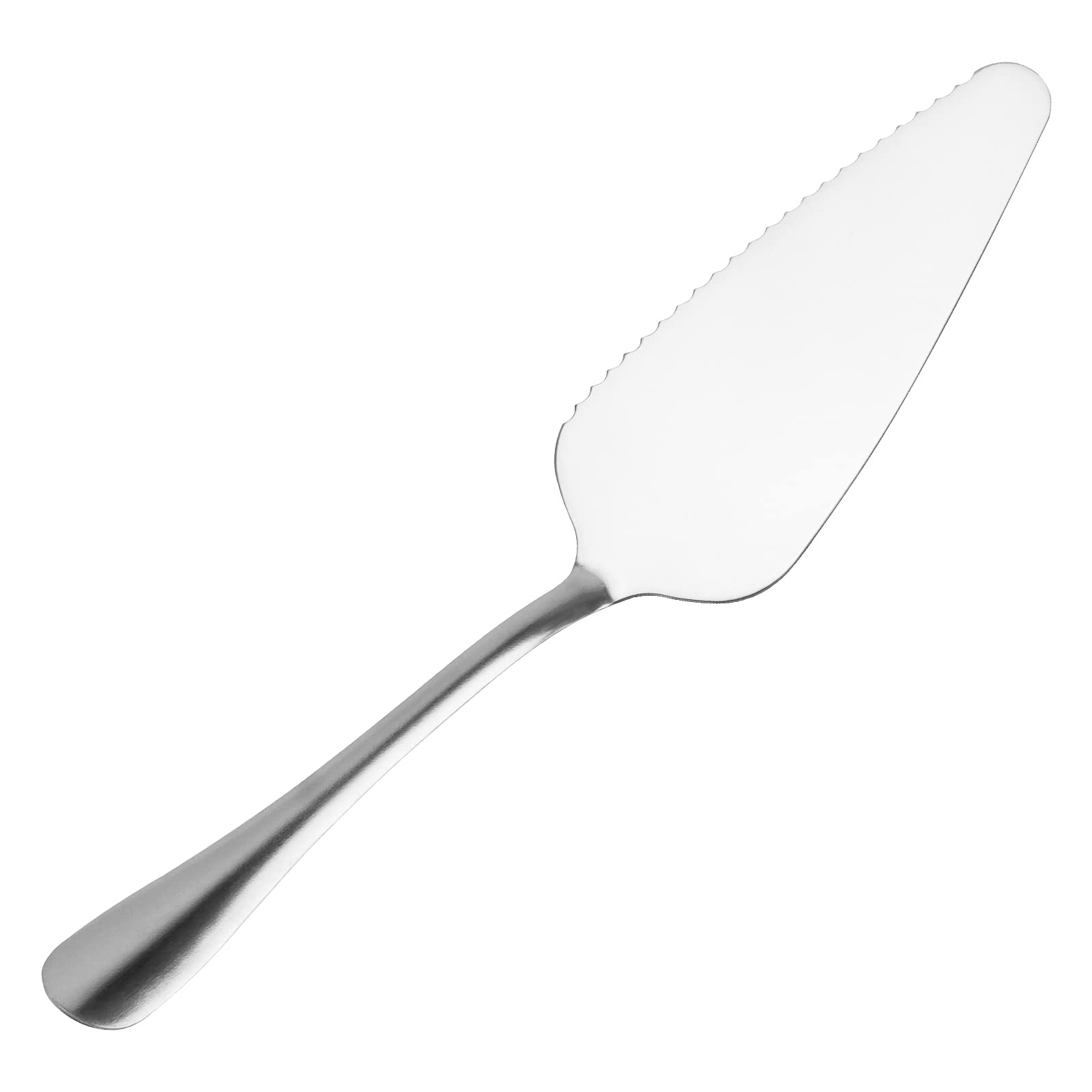 12 Paletta per Torte in Acciaio Inox, per torte, matrimoni, cucine, ristoranti, feste, formaggi, pizza, 23 x 4,7 cm
