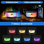 2pcs Camping String Lights,2 in 1 Upgraded 32.8FT Rechargeable Tent Lights String with 19 Lighting Modes,Quick Storage camping lights，Portable LED Lamp for Bedroom Yard Decor Christmas (Black) - Image 2