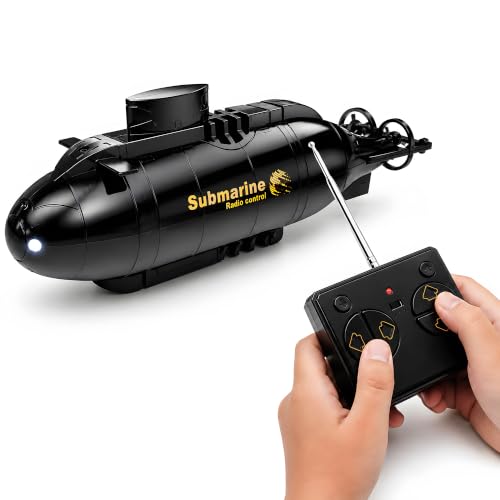 Remote Control Submarine for Kids, 2.4GHz Mini Electric RC Boat