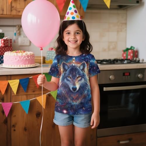 DISNIMO Toddler Henley Shirt for Girls Short Sleeve T Shirts Crewneck Summer Tee Tops4