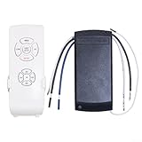  HEBEOT Paramètres Personnalisables, kit de télécommande pour éclairage de Ventilateur de Plafond à Performances fiables (220 V)