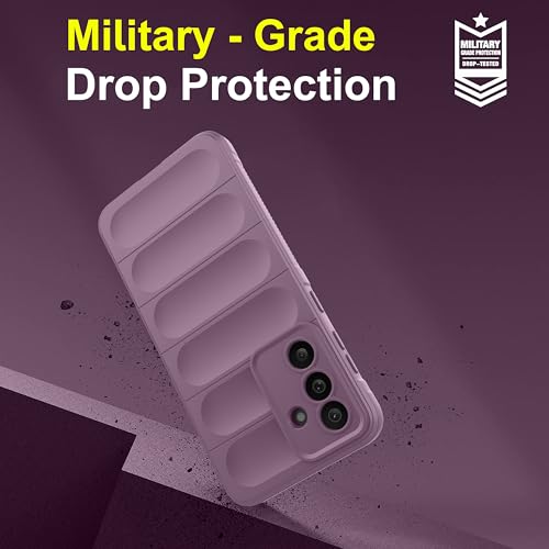 Image of amazon basics Back Case Cover for Samsung Galaxy M56 5G | Compatible for Samsung Galaxy M56 5G Back Cover | Liquid Silicon Magic Case with Camera Protection | Lavender
