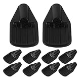 Uonlytech 10 Pezzi Leva di Regolazione per Sedia Gaming e Recliner, PE Nero