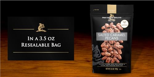 Squirrel Brand Salted Caramel Pecans. 3.5 Oz Resealable Bag, Gluten Free, Vegetarian thumb #8