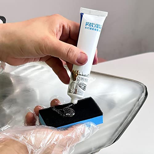 Líquido polonês farol, Kit completo de restauração de faróis, Restauração e proteção de faróis, kits