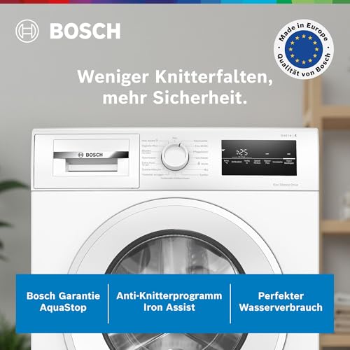 Bosch Serie 4 Waschmaschine 8 kg 1400 UpM Iron Assist WAN28271
