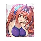 マウスパッド ウマ娘 ダイワスカーレット ゲーミングマウスパッド 小型 ほつれ防止ステッチ付き ノンスリップラバーベース 滑り止め 光学式対応 防水 事務用品 多用途 30*25cm
