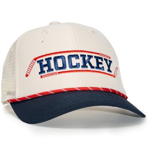Image of ChalkTalkSPORTS Hockey Hat - Rope or Trucker - Youth & Adult