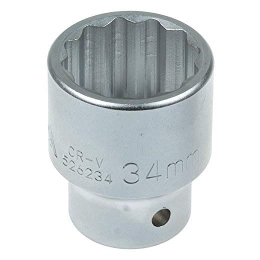 Vielzahn Steckschlüssel 3/4 Zoll Antrieb 12-kant Stecknuss (SW 34 mm)