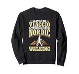 goditi il nordic walking escursioni cardio nordic walker felpa