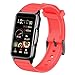 Lamshaw Compatible for Mindrose Smart Watch Band, Silicone Sport Replacement Soft Band Wristbands Straps Compatible with Mindrose H80 1.47 inch Smart Watch Fitness Tracker (Red)