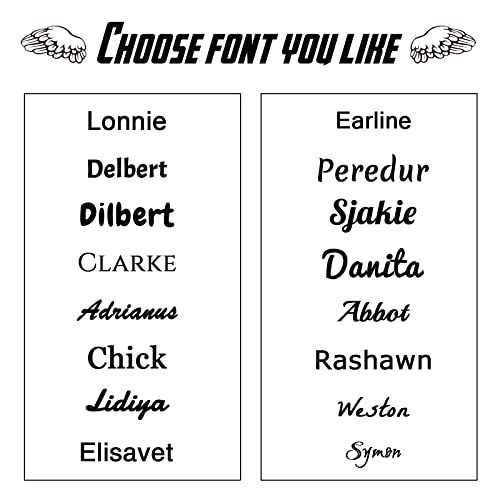 Personalized Temporary Tattoos With Name/Text, Custom Fake Name Tattoos Temporary Waterproof Body Sticker For Women And Men #TOP1