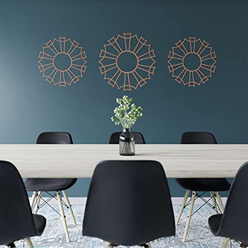 Image of Ekena Millwork 20 inchOD x 7 inchID x 3 /8 inchT Augustus Wood Fretwork Pierced Ceiling Medallion, Wood (Paint Grade)