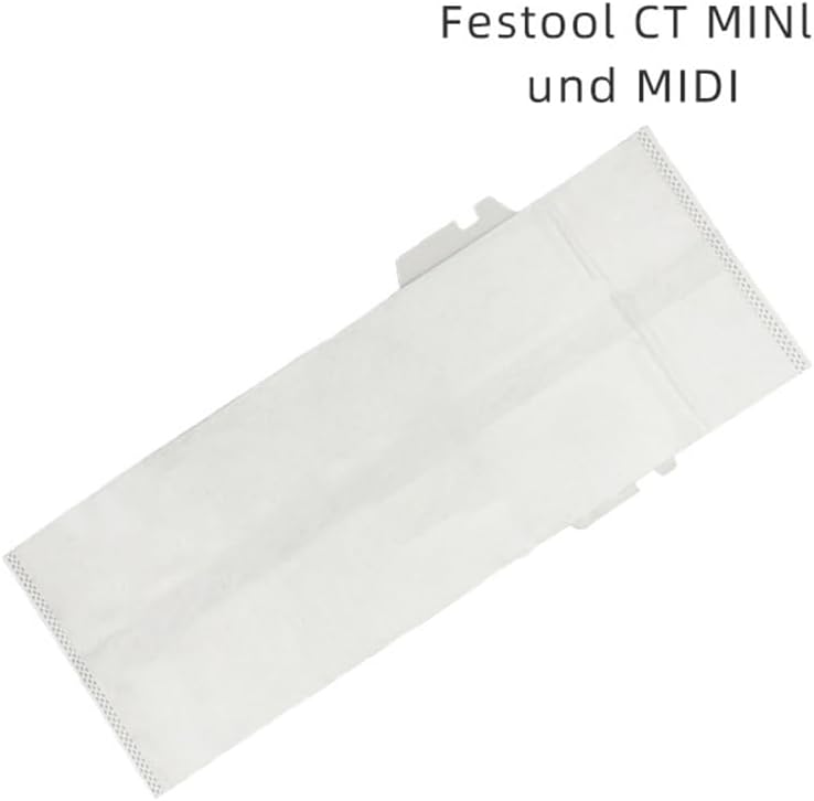 5-Pack 498410 Self Clean Filter Bag for Festool CT MIDI MINI Dust Extractor, Replacement Vacuum Bags 498411, Shop Vacuum Accessories (75036)