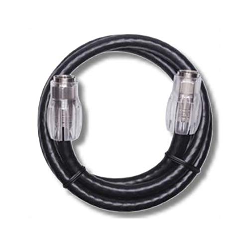 PCT International Jumper, RG-6 Tri-Shield Coax TRS-6L Cnnection with Torque Sleeve Domestic, Black