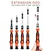 ROADTEC Mini Precision Screwdriver Set, 115 in 1 Magnetic Screwdriver Bit Set with Case, Impact Driver Bits Set for iPhone, Computer, PC, Watch, Glasses, Electronics