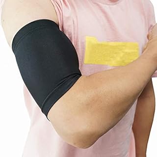 Luwint Compression Upper Arm Sleeve – Biceps/Triceps Tendon Brace Support for Workout, Cycle, Basketball, Volleyball, 1 Pair (M)