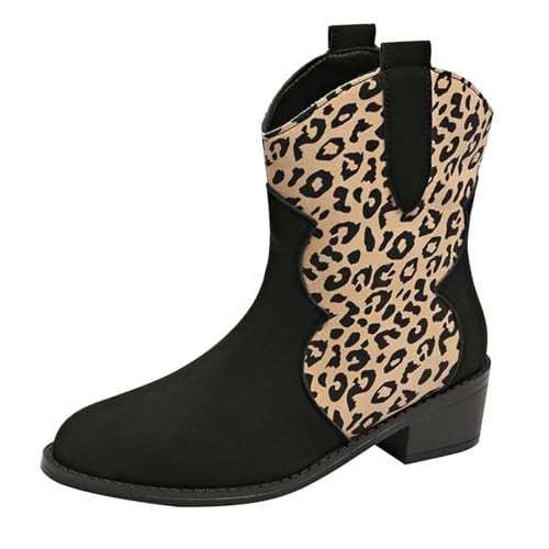 Bottes western femme bout rond anti-douleur pour rester debout aux mariages