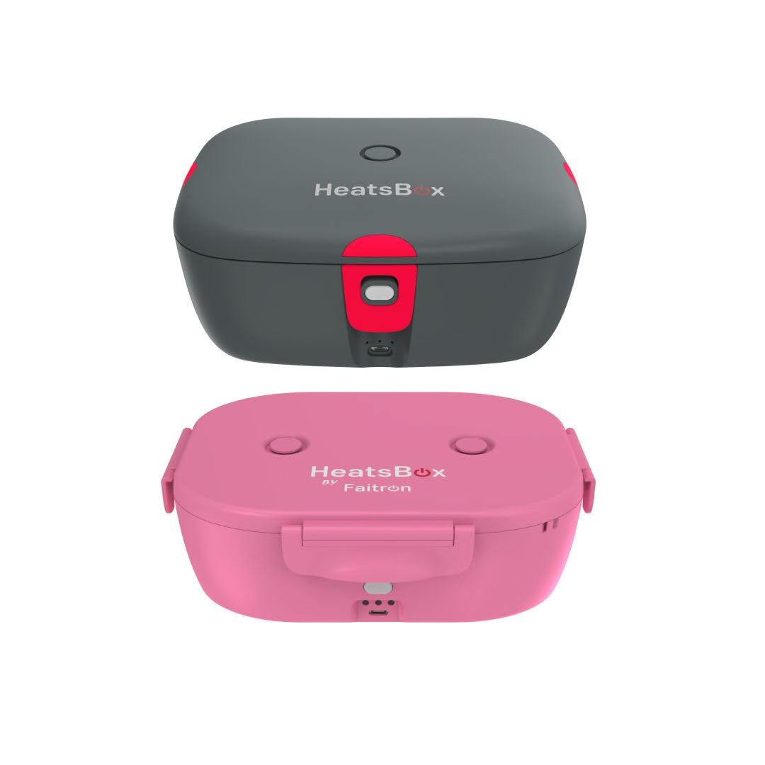 Recipientes eléctricos portátiles HeatsBox Faitron Go y Go Kids con batería integrada