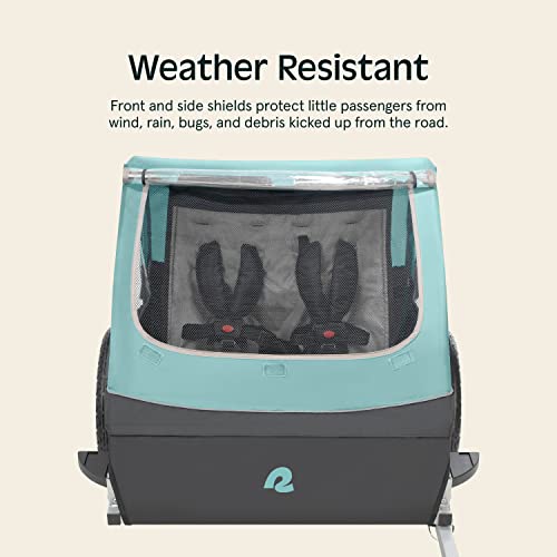 Image of Retrospec Rover Kids Bicycle Trailer Single and Double Passenger Children's Foldable